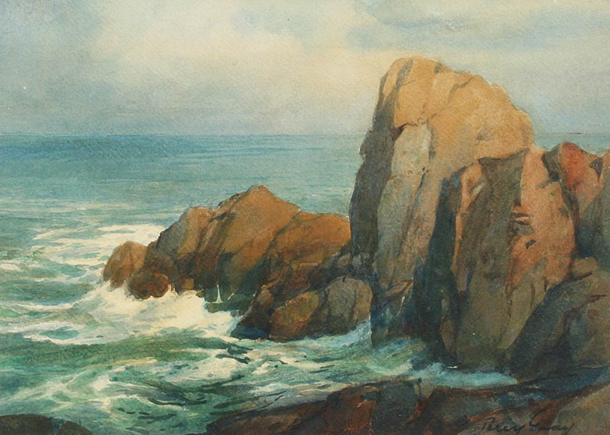 Percy Gray - Coastal Scene Santa Cruz