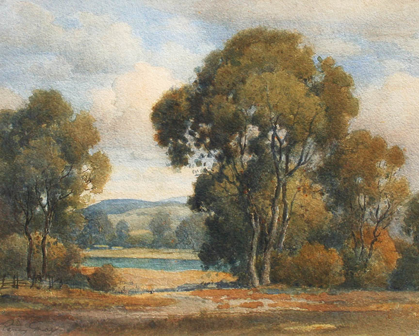 Percy Gray - Landscape with Eucalyptus Trees and River