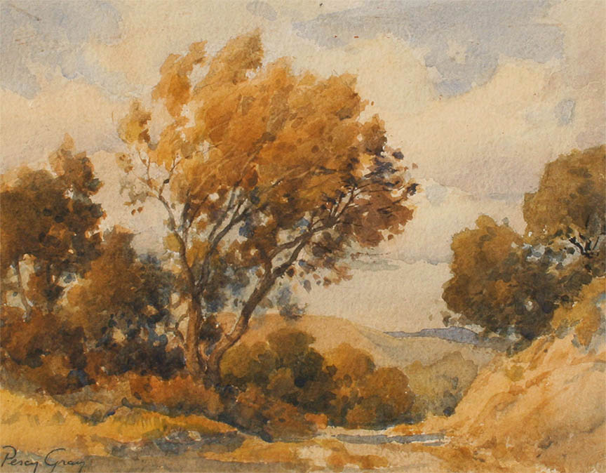 Percy Gray - Oak Trees, Fall